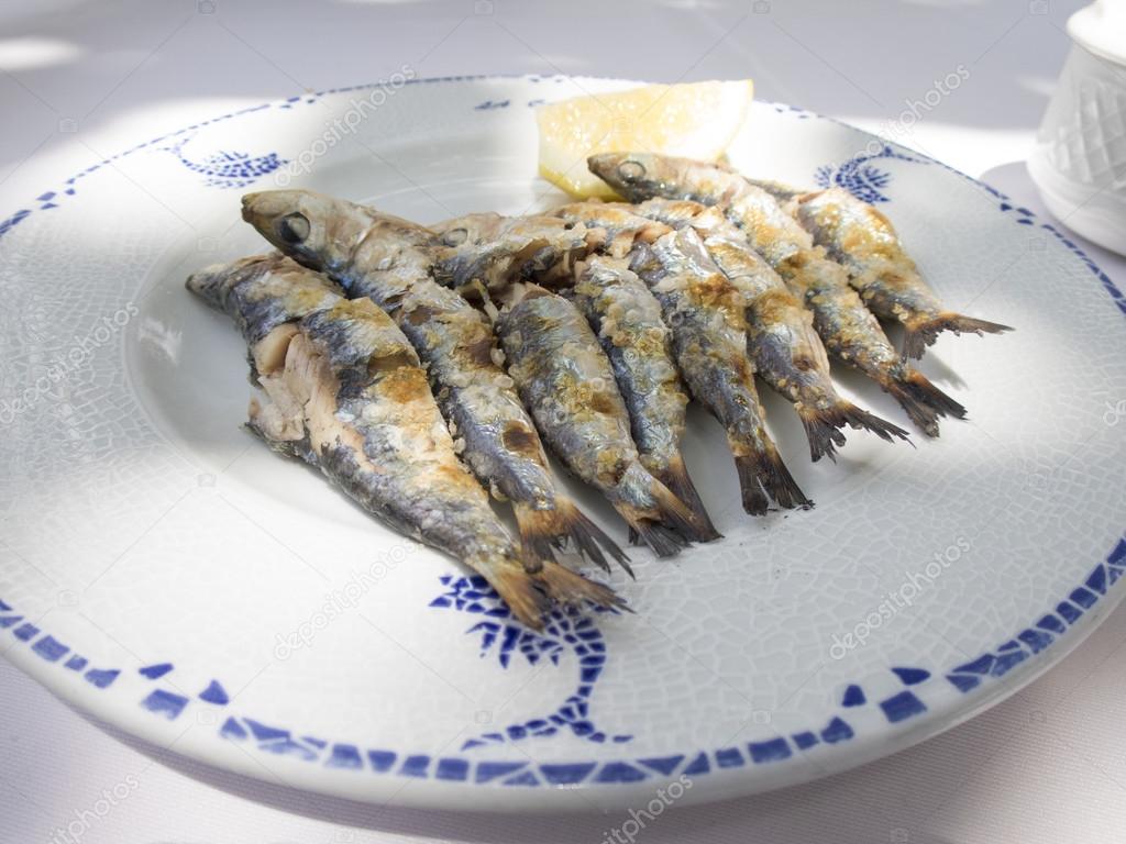 ready espeto sardine dish