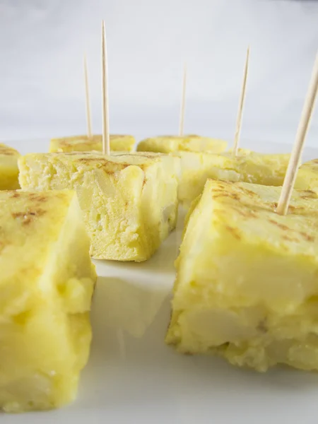 Entre tapas tortilla española — Foto de Stock