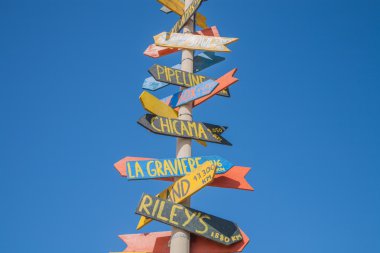 Mavi gökyüzü üzerinde çok yönlü etmek