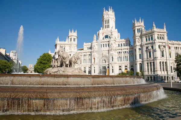 Madrid Cibeles sculpture — Stock Photo, Image