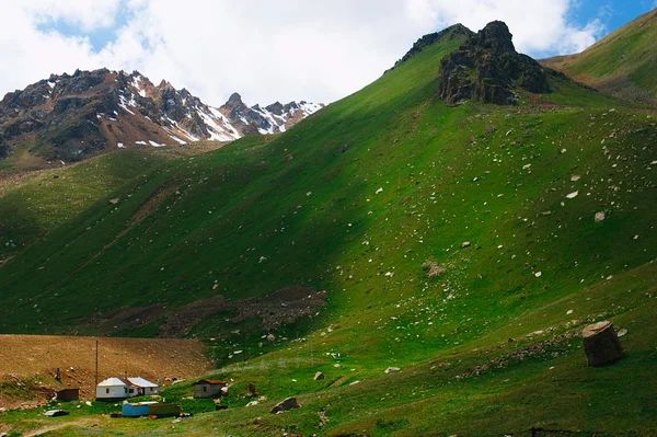 La stazione meteo in montagna — Foto Stock