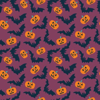 Balkabaklarıyla Cadılar Bayramı arka planı