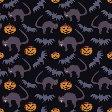 Cadılar Bayramı için kusursuz desen.