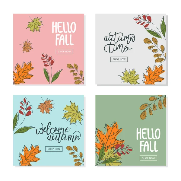 Soyut kare afiş şablonlarını çiçekli elementlerle ayarla. Sosyal medya paylaşımları, mobil uygulamalar, afişler tasarımı ve internet reklamları için uygundur. Yumuşak pastel renkler.