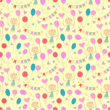 Vektörde Mutlu Yıllar deseni