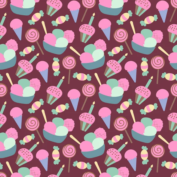 Vektörde Mutlu Yıllar deseni