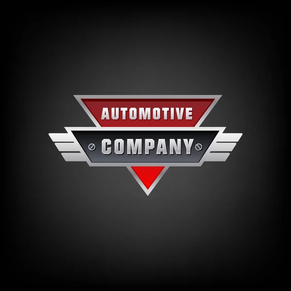 Auto Auto Logo Automobilistico Modello Vettoriale Illustrazione Automotive Logo Distintivo — Vettoriale Stock