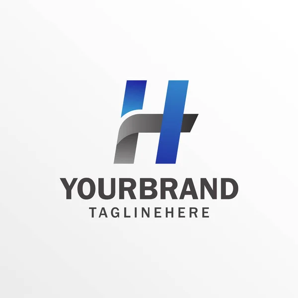 Templat Desain Logo Logo Huruf Modern Dengan Ilustrasi Vektor - Stok Vektor
