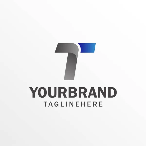 Logo Harfi Beyaz Arka Plan Vektör Çizimi Alfabe Logo Tasarım — Stok Vektör