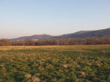 Beauty Silesian Beskid Dağları Bielsko-Biala şehri, Polonya