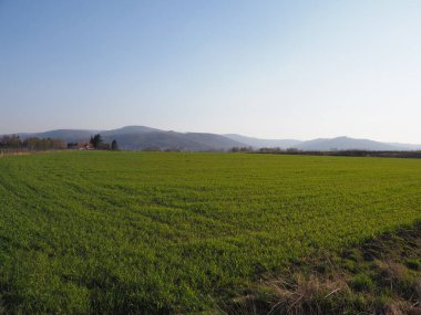 Güzel Silezya Beskid Dağları Bielsko-Biala şehrinde, Polonya