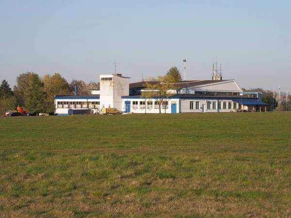 Aeroclub Épület Sport Repülőtér Európai Bielsko Biala Város Sziléziai Kerület — Stock Fotó