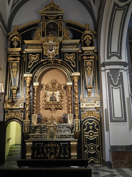 Historical chapel of San Juan Bautista church in Spain - vertical — Stock Photo, Image