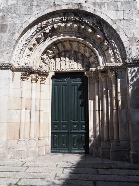 Portal Santa Maria Del Campo Collegiate Church European Coruna City — Photo