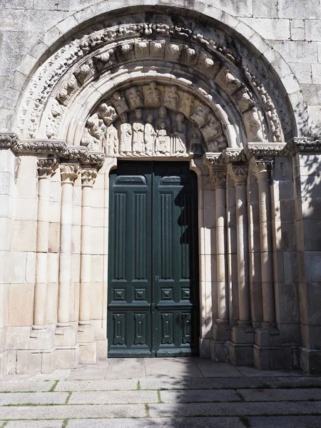 Portal Santa Maria Del Campo Church European Coruna City Galicia — Photo