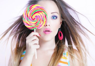 genç çekici şaşırttı kadın