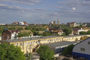 Astrakhan, Rusya, 06.05.21. Kazan ikonunun tapınağı, Tanrı 'nın Annesi..