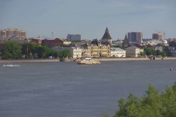 Russia Astrakhan City Volga River — Stock Photo, Image