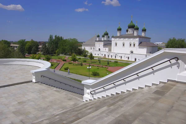 Astrakhan Rusland Uitzicht Kerk Het Grondgebied Van Het Astrachan Kremlin — Stockfoto