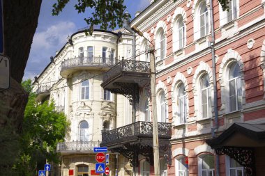 Rusya, Astrakhan. 05.17.21. Eski şehrin mimarisi..