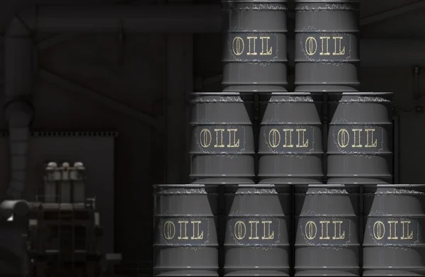 Barrel Öl — Stockfoto