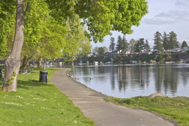 Göl açık özellikleri ve göl Oregon.