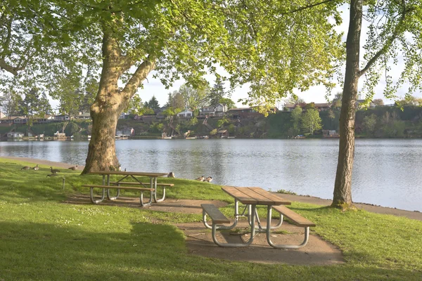 Blue Lake park stanu Oregon. — Zdjęcie stockowe