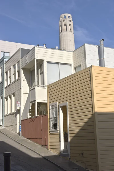 San Francisco Wohnviertel Kalifornien. — Stockfoto