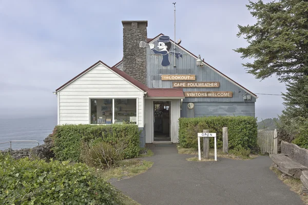 Cape Foulweather lookout Oregon coast landmark. — Stock Photo, Image