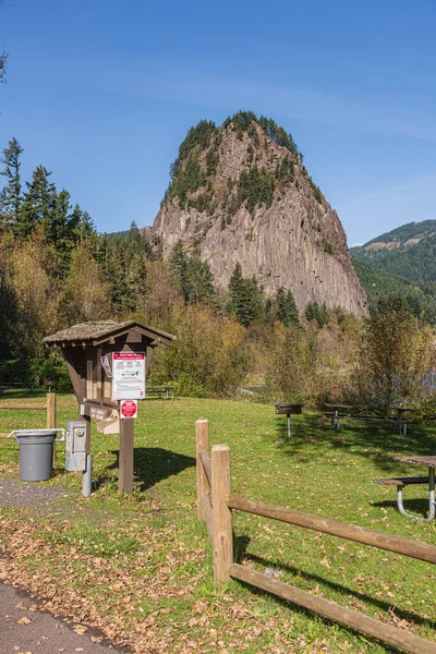 Parque Estatal Beacon Rock Columbia River Gorge Washington —  Fotos de Stock