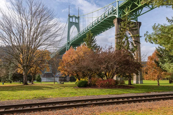 Ponte San Giovanni Nella Città Stato San Giovanni Oregon — Foto Stock