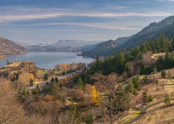 Columbia Gorge Hood River Countryside Panorama View Oregon State — Stock Photo, Image