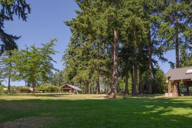 Angle Gölü Parkı ve çevresindeki Seattle WA.