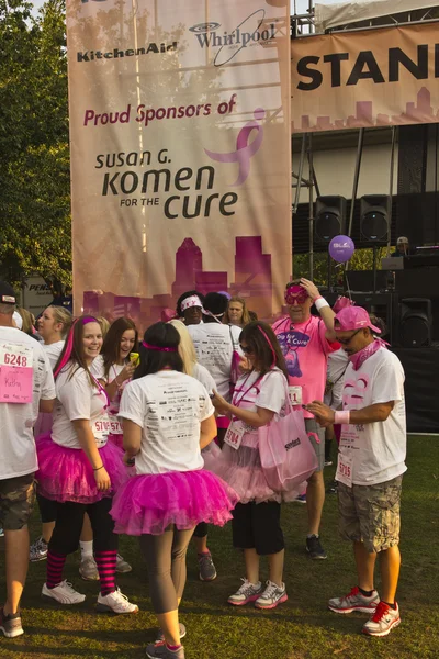 Race for the cure awareness Portland Oregon event. — Stock Photo, Image