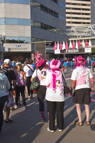 Race for the cure awareness Portland Oregon event. — Stock Photo, Image