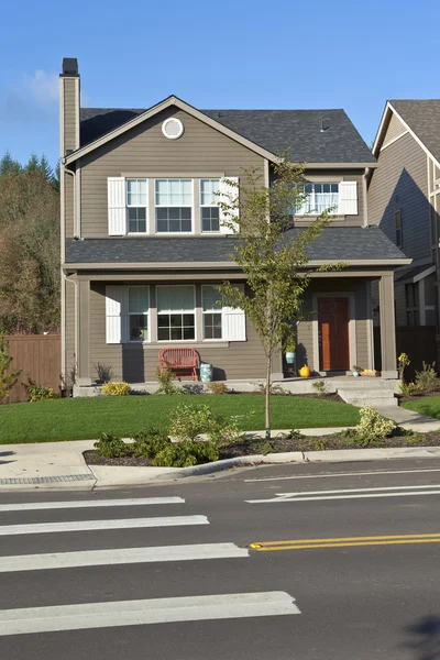 Nowy dom w Willsonville Oregon. — Zdjęcie stockowe