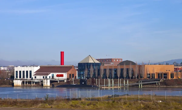 Omsi- oregon museum für wissenschaft und industrie. — Stockfoto