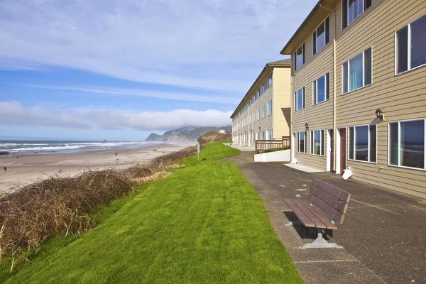 Alojamiento con vista al mar Lincoln City Oregon . — Foto de Stock