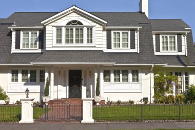Portland Oregon etrafında konut evleri.