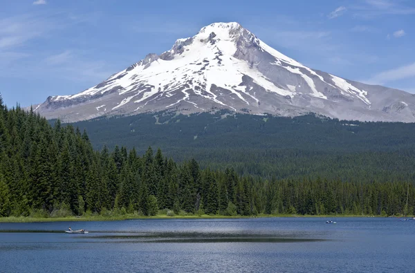 Mount hood en trillium lake oregon. — Stockfoto