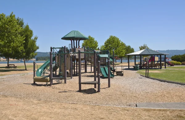 Детская площадка в парке Орегон . — стоковое фото