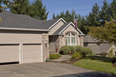 Aile ev mutlu Valley Oregon.