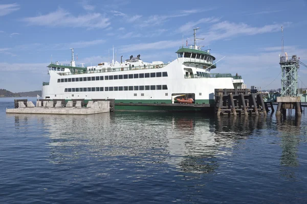 Große fähre im staat tacoma washington. — Stockfoto