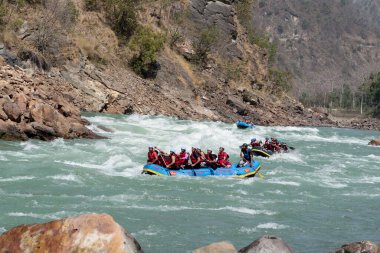 rafting, nehir, su, dalgalar, kano, Ganga Nehri, Rishikesh, Haridwar, Hindistan