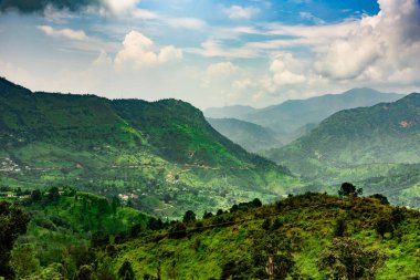 Dağların güzel manzarası