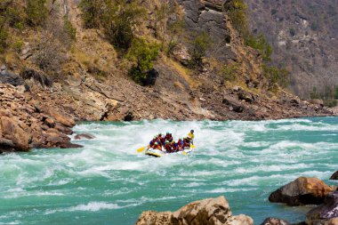 rafting, nehir, su, dalgalar, kano, Ganga Nehri, Rishikesh, Haridwar, Hindistan