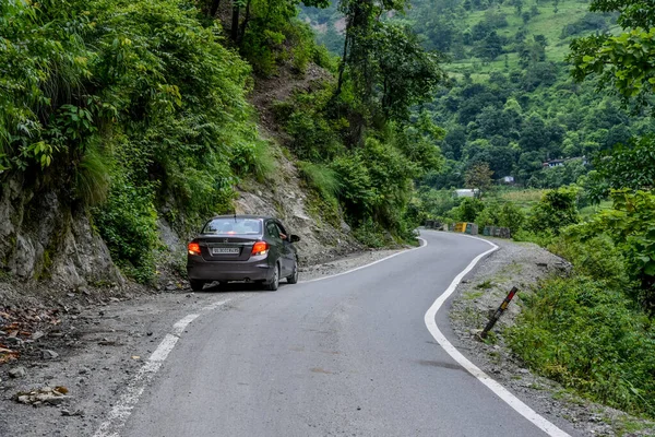 Indian Mountain Road Uttrakhand India Agosto 2017 — Foto Stock
