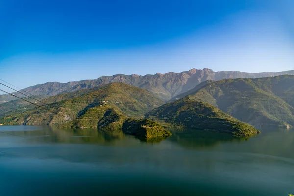 Hermosa Vista Del Lago Las Montañas — Foto de Stock