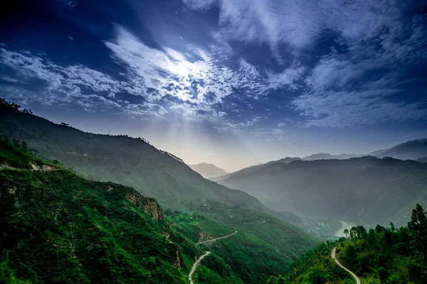 Wunderschöne Berglandschaft Hintergrund Natur — Stockfoto