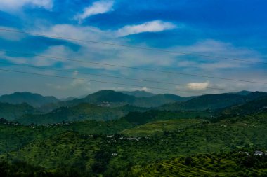 Dağların güzel manzarası